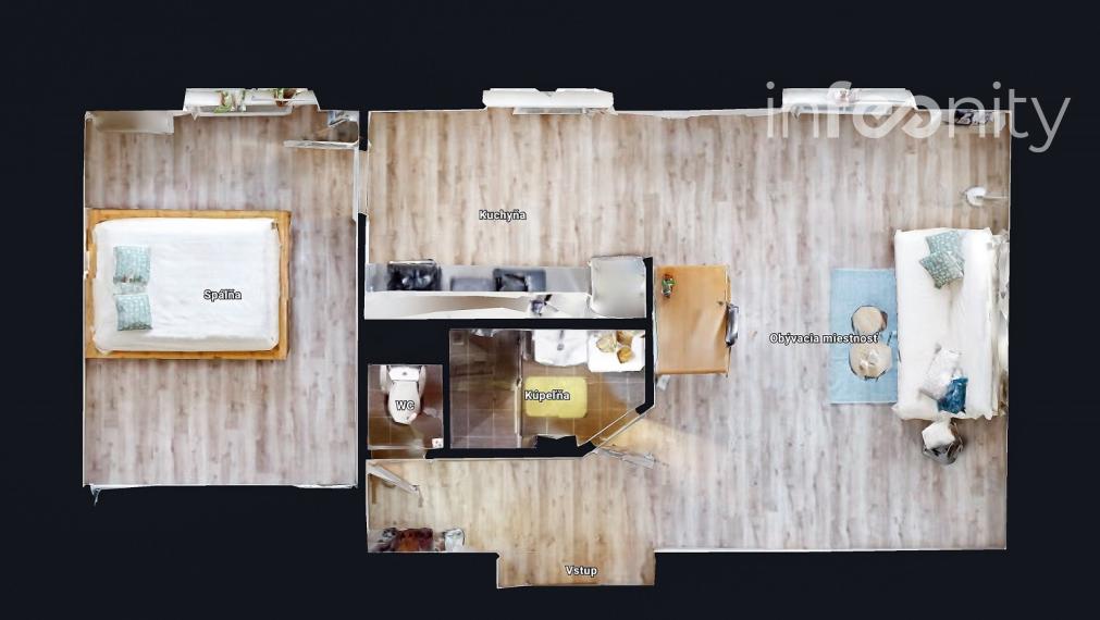 PREDANÉ! Dvojizbový tehlový byt, Lomnická, Košice